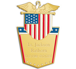 Engraved Veterans Ornament