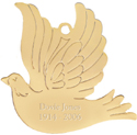 Dove Engraved Ornament
